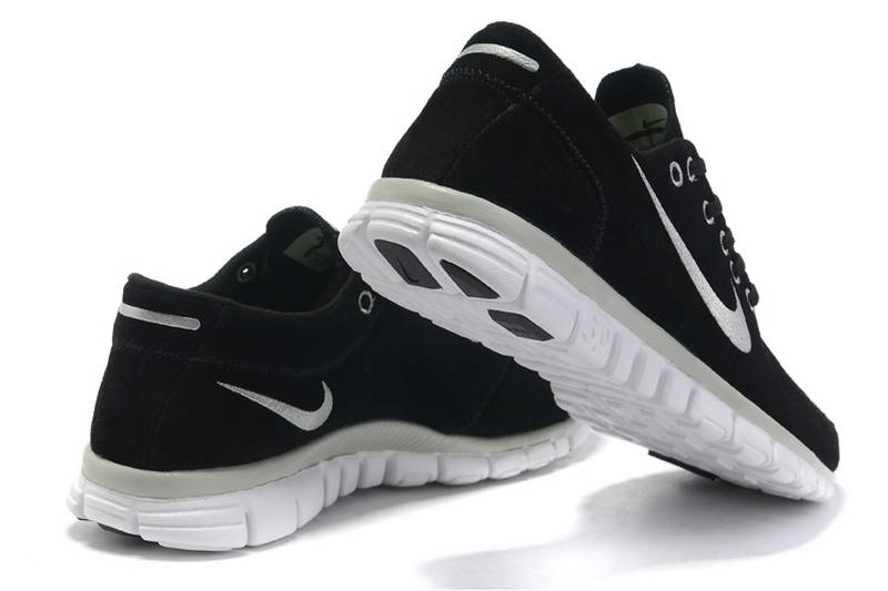 Nike Free 3.0 fur Womens Shoes Black White (2)